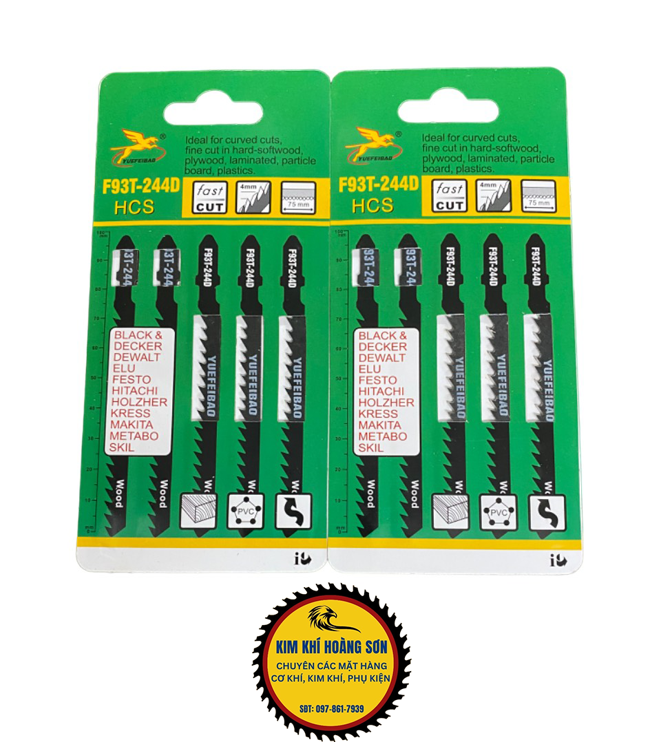 Lưỡi cưa lọng gỗ cưa sọc ZJMLY - FEIBAO 74mm vỉ 5 lưỡi cưa chuyên dụng cắt gỗ mềm, ván ép, sử dụng được cho máy cầm tay