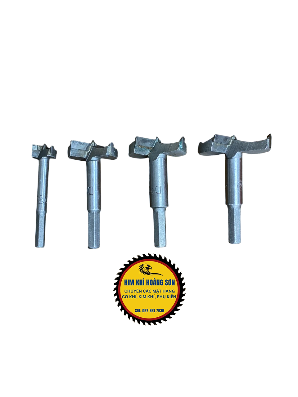 Mũi khoét gỗ lỗ tròn, Mũi khoan khoét gỗ vỏ đỏ ZJMLY 10mm - 100mm hợp kim chịu nhiệt, chịu mài mòn tốt