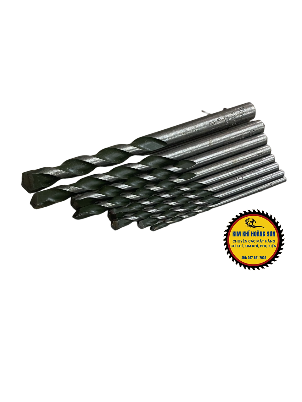 Bộ 8 mũi khoan bê tông 2 cạnh Bosch chính hãng đường kính 3 - 10mm, Mũi khoan tường chuôi trụ cao cấp chịu nhiệt tốt