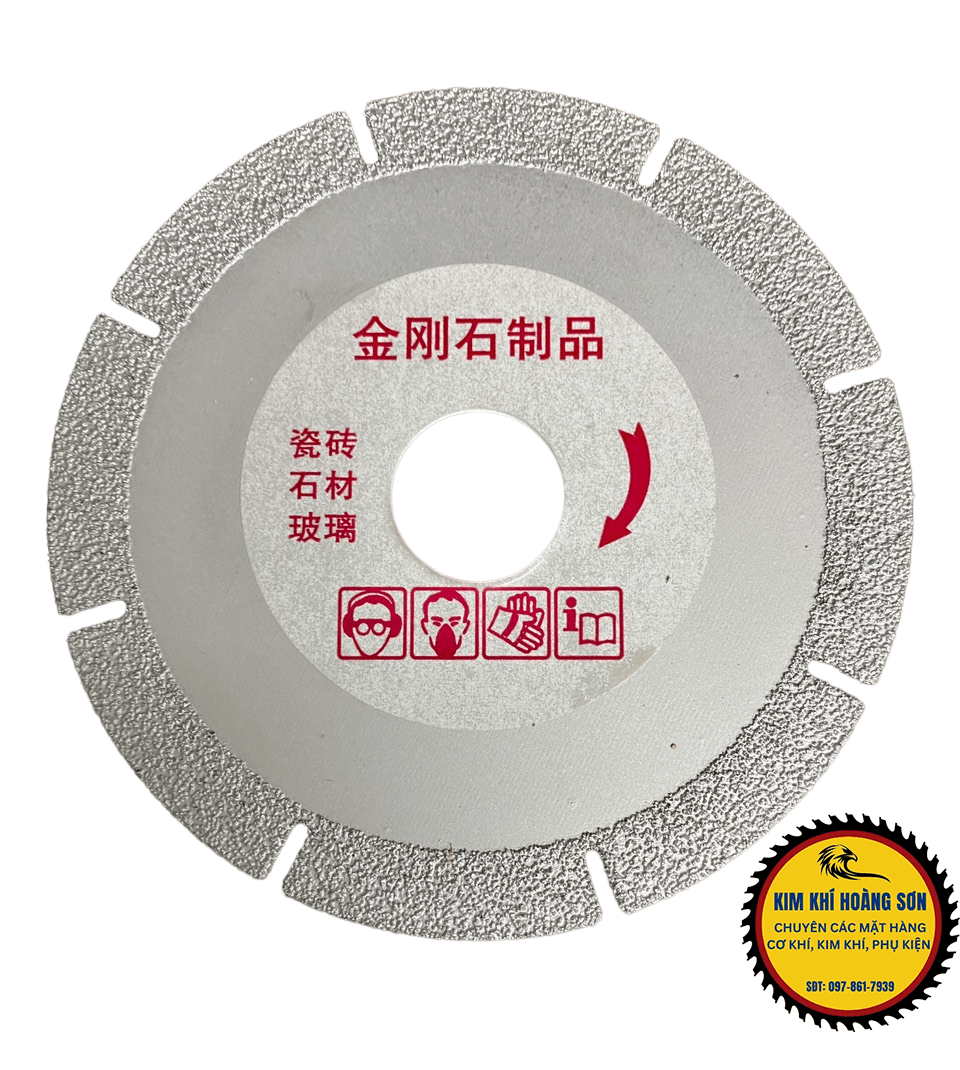 Lưỡi cắt gạch men sứ, kính cao cấp 105x20x1.1mm, Lưỡi cắt đa năng hợp kim cao cấp, chịu nhiệt, mài mòn tốt