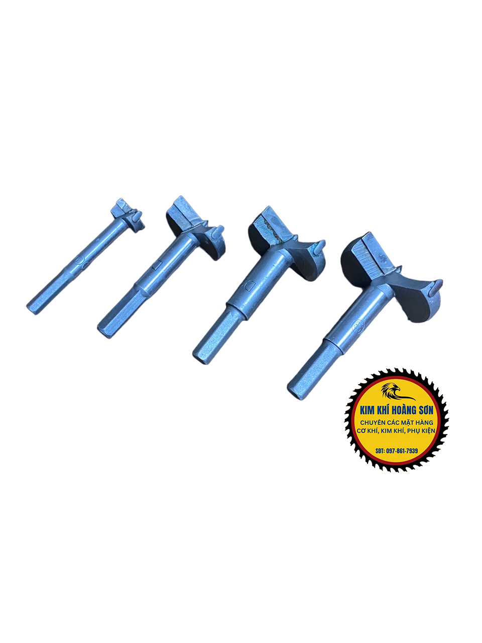 Mũi khoét gỗ lỗ tròn, Mũi khoan khoét gỗ vỏ đỏ ZJMLY 10mm - 100mm hợp kim chịu nhiệt, chịu mài mòn tốt