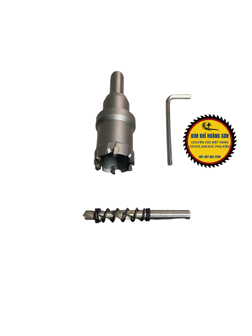 Mũi khoét inox khoan lỗ tròn cao cấp đầu hợp kim ZJMLY 15mm - 35mm, Mũi khoan inox, sắt cao cấp TCT