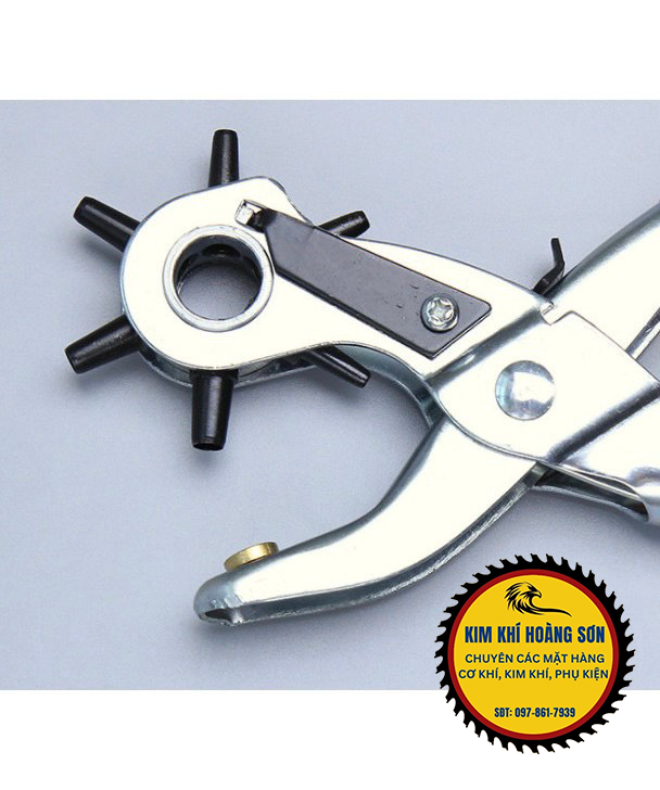 Kìm bấm lỗ dây nịt, dây da đồng đồ FEIBAO 8 inch/200mm, Kìm bấm lỗ dây thắt lưng kích thước 2.5-5mm