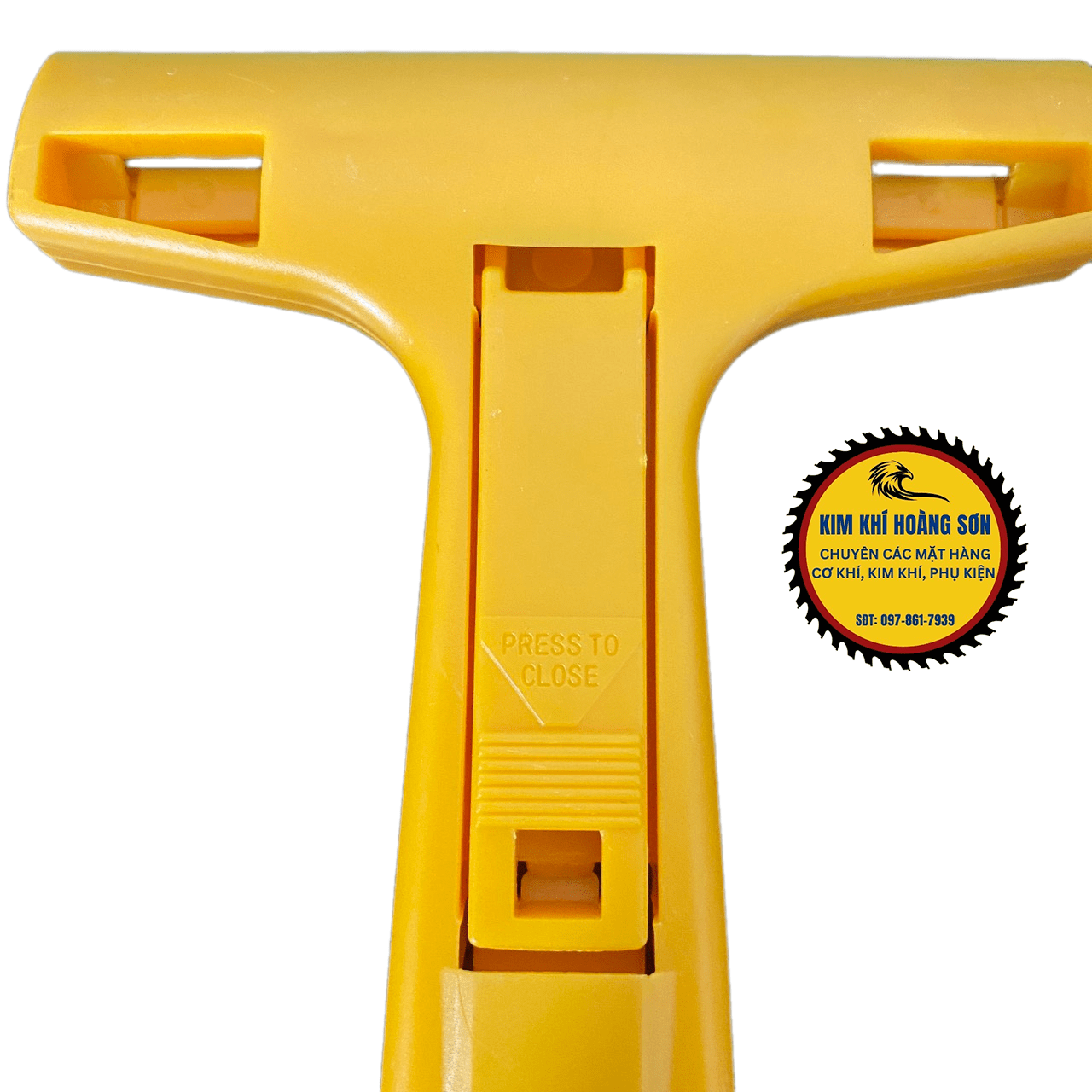 Cây sủi keo sơn silicon cán vàng chiều dài 150mm, bàn cạo vệ sinh tường siêu sắc kèm hộp lưỡi dao