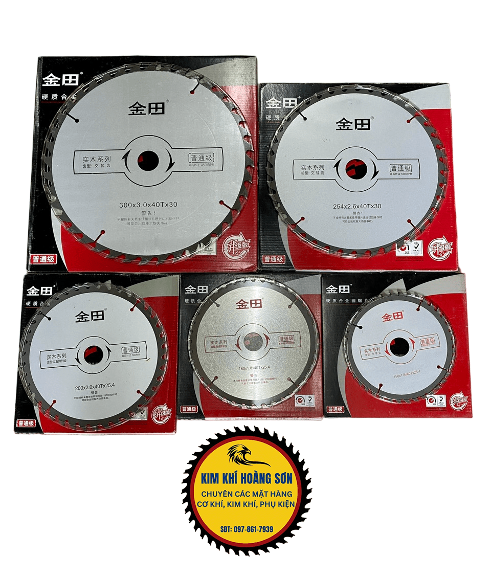 Lưỡi cưa gỗ hợp kim GOLDTOL 300 x 25mm/30mm x 40T/60T, Lưỡi cắt gỗ cao cấp chịu mài mòn, đường cắt siêu mịn