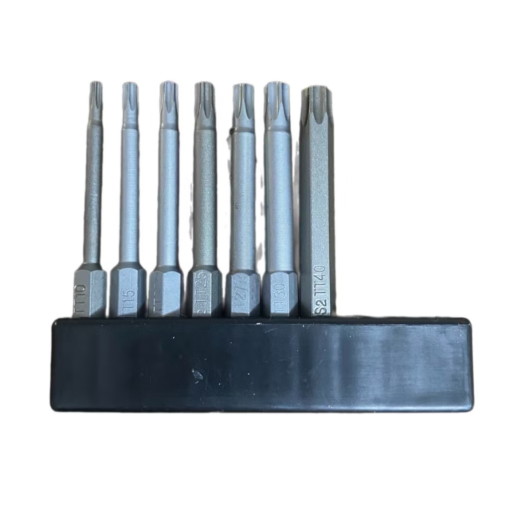 Bộ Mũi Lục Giác, Lục Bông (Bi), Hoa Thị, Vít Bake từ tính dài 65mm/100mm - Chuôi lục giác 6.35mm