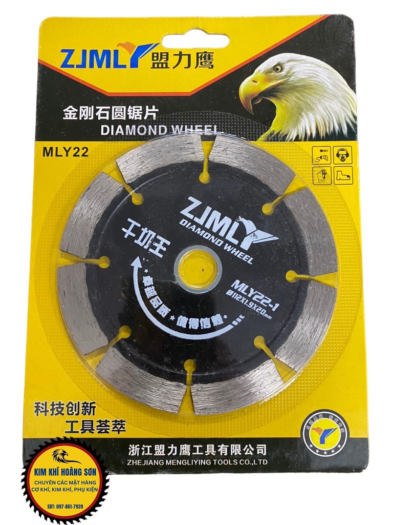 Lưỡi cắt gạch men sứ, kính cao cấp Yakima, Lưỡi cắt đa năng ZJMLY cao cấp, chịu nhiệt, mài mòn tốt chuyên dụng cắt đá marble