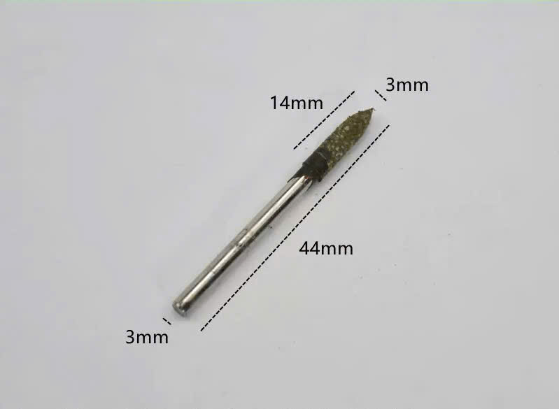 Combo 10 Mũi mài cao su trục 3mm đầu mài hình đạn, trụ đánh bóng nhựa thạch cao, rỉ sét bề mặt inox