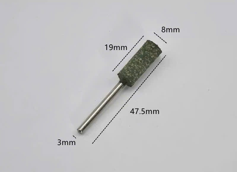 Combo 10 Mũi mài cao su trục 3mm đầu mài hình đạn, trụ đánh bóng nhựa thạch cao, rỉ sét bề mặt inox