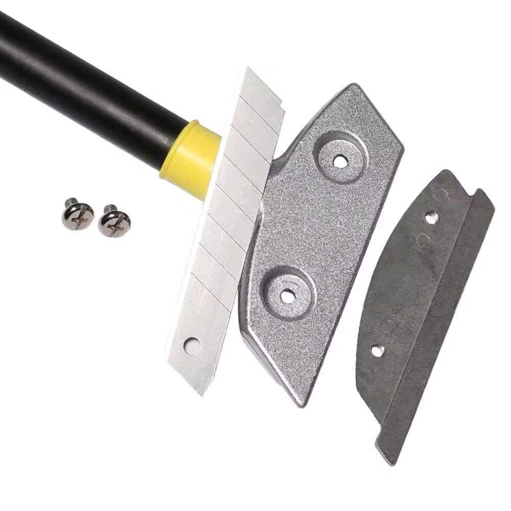 Cây sủi keo sơn silicon cán vàng đen chiều dài 300mm, bàn cạo vệ sinh tường siêu sắc bén tiện dụng
