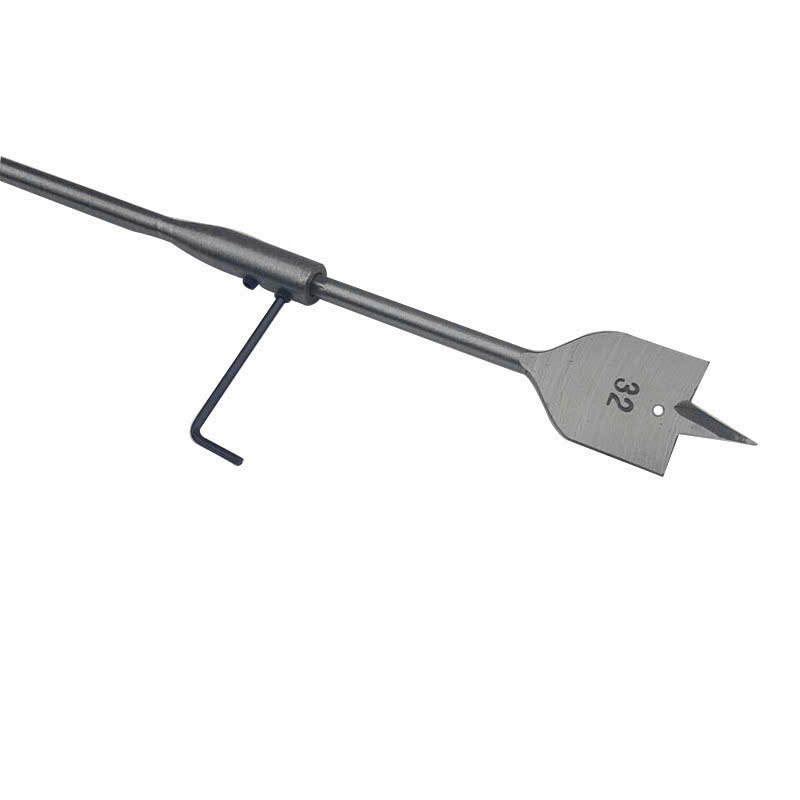 Bộ 8 mũi khoan khoét gỗ đuôi cá chuyên dụng 6-32mm, mũi khoan khoét thạch cao kèm cây nối dài
