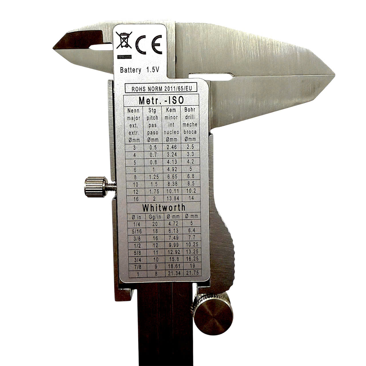 Thước kẹp điện tử FEIBAO 150mm thép hợp kim cứng không rỉ, màn hình LCD rõ nét, độ chính xác cao