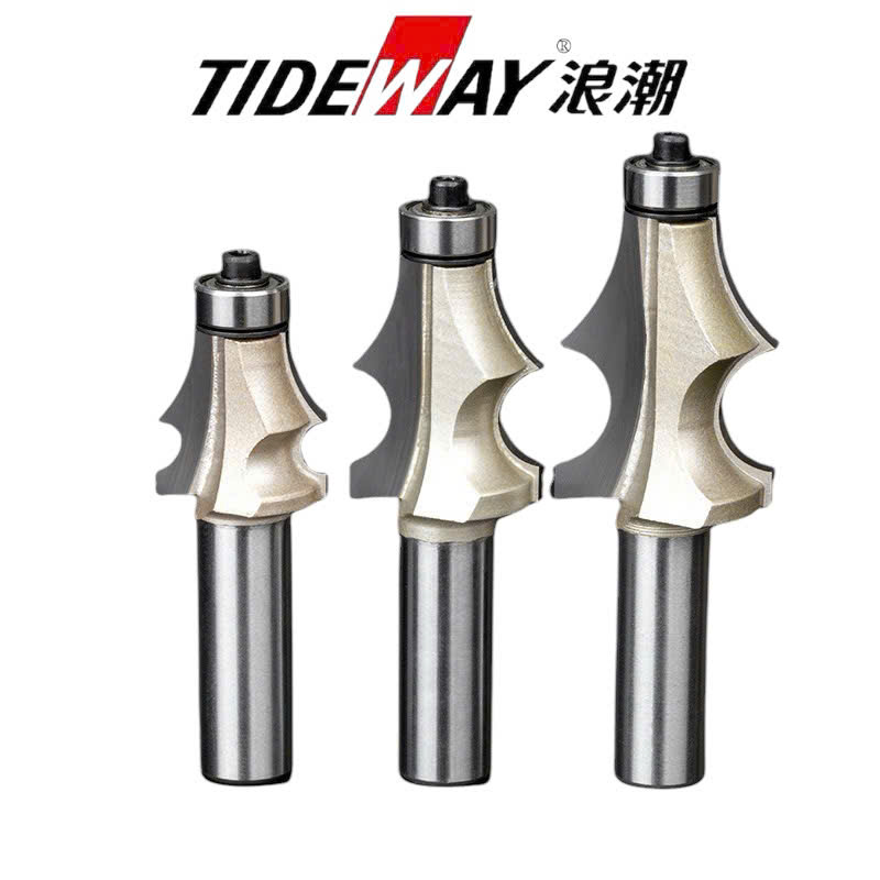 Mũi soi chỉ tơ gỗ phay 1 kẻ chỉ đũa mũi vẽ Tideway cao cấp cốt trục 6.35mm và 12.7mm