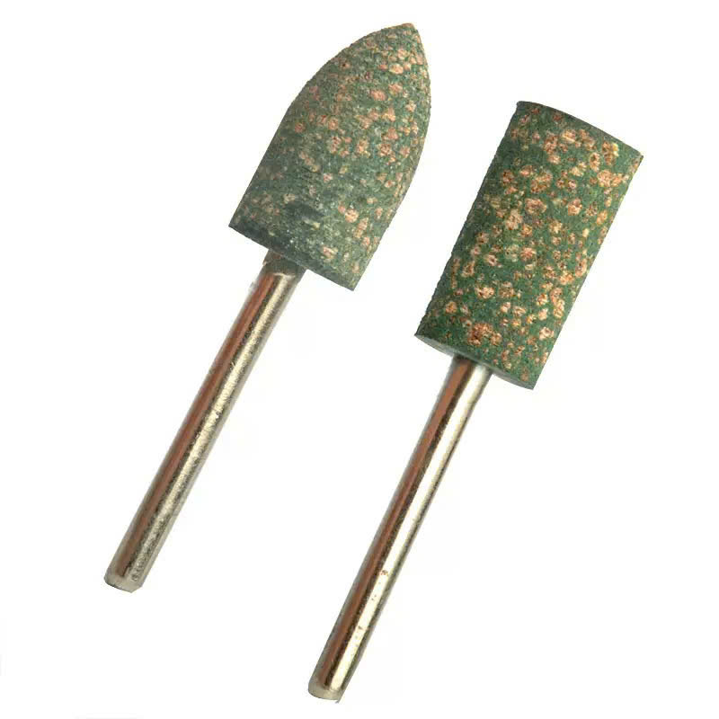 Combo 10 Mũi mài cao su trục 3mm đầu mài hình đạn, trụ đánh bóng nhựa thạch cao, rỉ sét bề mặt inox