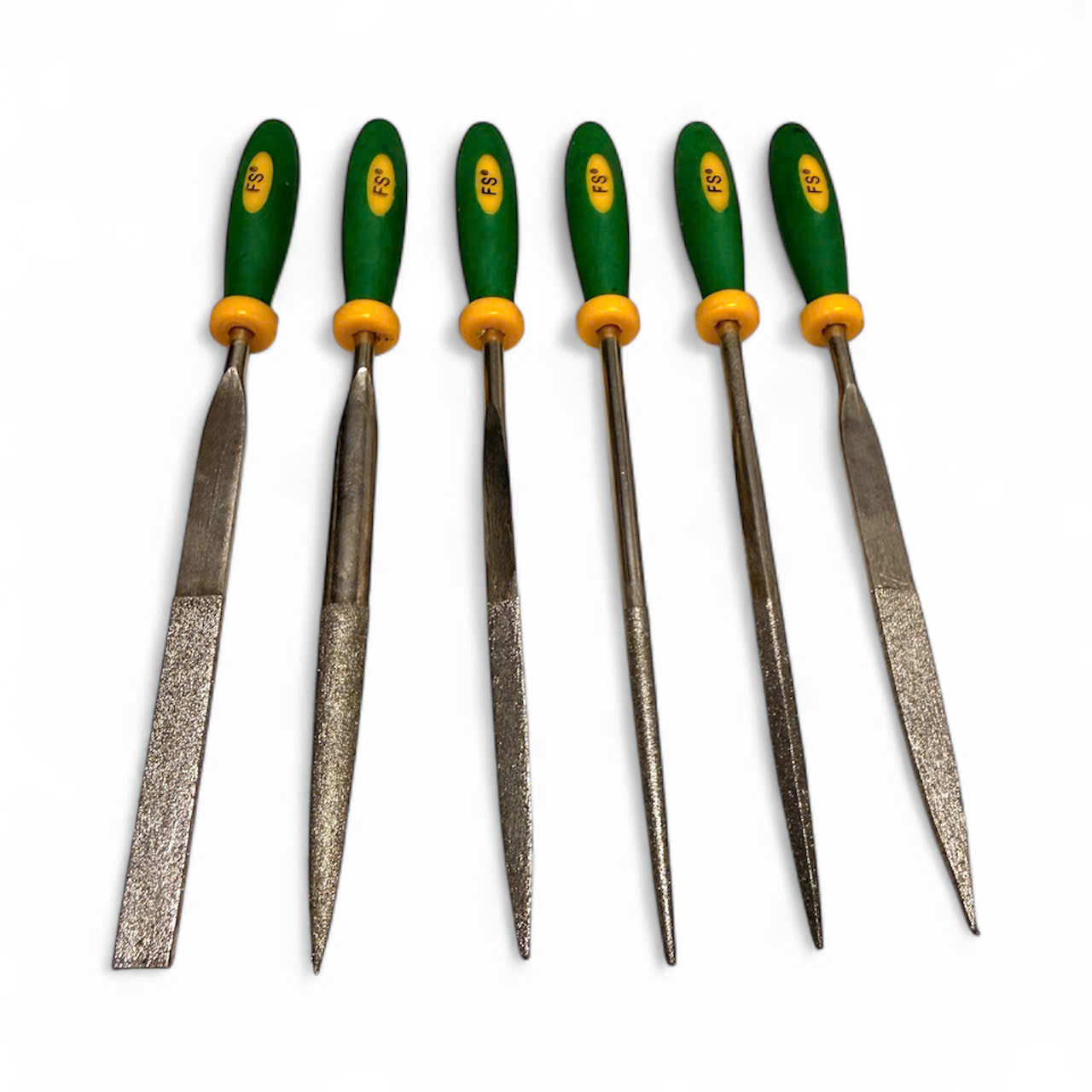 Bộ 6 dũa mài hợp kim mini đa năng FEIBAO, bộ giũa mài thép Carbon T2 chống mài mòn, dũa kim cương, dũa kim loại