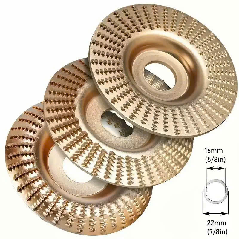 Đĩa mài gỗ đa năng, Lưỡi chà nhám gỗ dùng cho máy mài cầm tay lỗ trục 16mm chất liệu hợp kim cao cấp