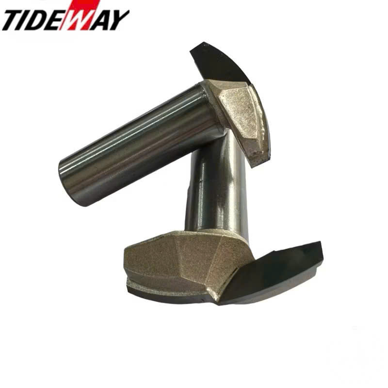 Mũi soi huỳnh ván Cầu lõm dao phay huỳnh cửa pano cnc gỗ Tideway cao cấp cốt trục 12.7mm