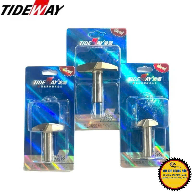 Mũi soi huỳnh ván Cầu lõm dao phay huỳnh cửa pano cnc gỗ Tideway cao cấp cốt trục 12.7mm