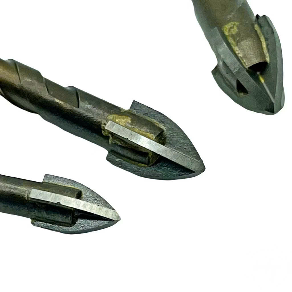 Mũi khoan đa năng cao cấp 4 cạnh chữ thập chuôi lục giác 6.35mm khoan gạch men kính đá 3mm - 12mm