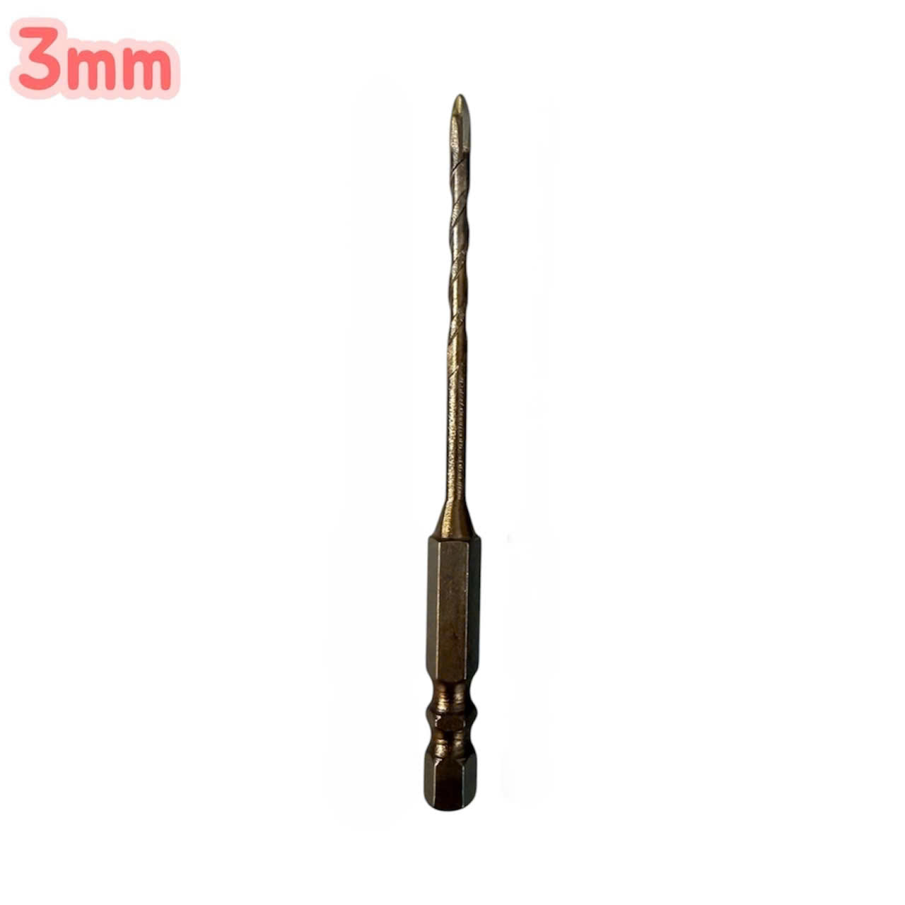 Mũi khoan đa năng cao cấp 4 cạnh chữ thập chuôi lục giác 6.35mm khoan gạch men kính đá 3mm - 12mm