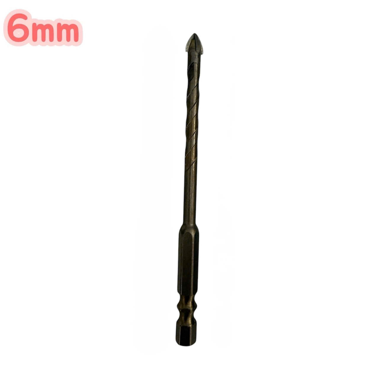 Mũi khoan đa năng cao cấp 4 cạnh chữ thập chuôi lục giác 6.35mm khoan gạch men kính đá 3mm - 12mm