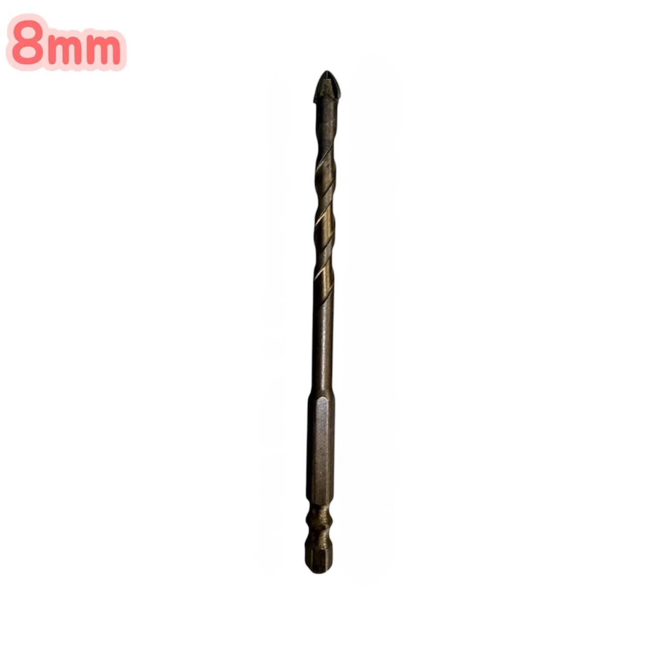 Mũi khoan đa năng cao cấp 4 cạnh chữ thập chuôi lục giác 6.35mm khoan gạch men kính đá 3mm - 12mm