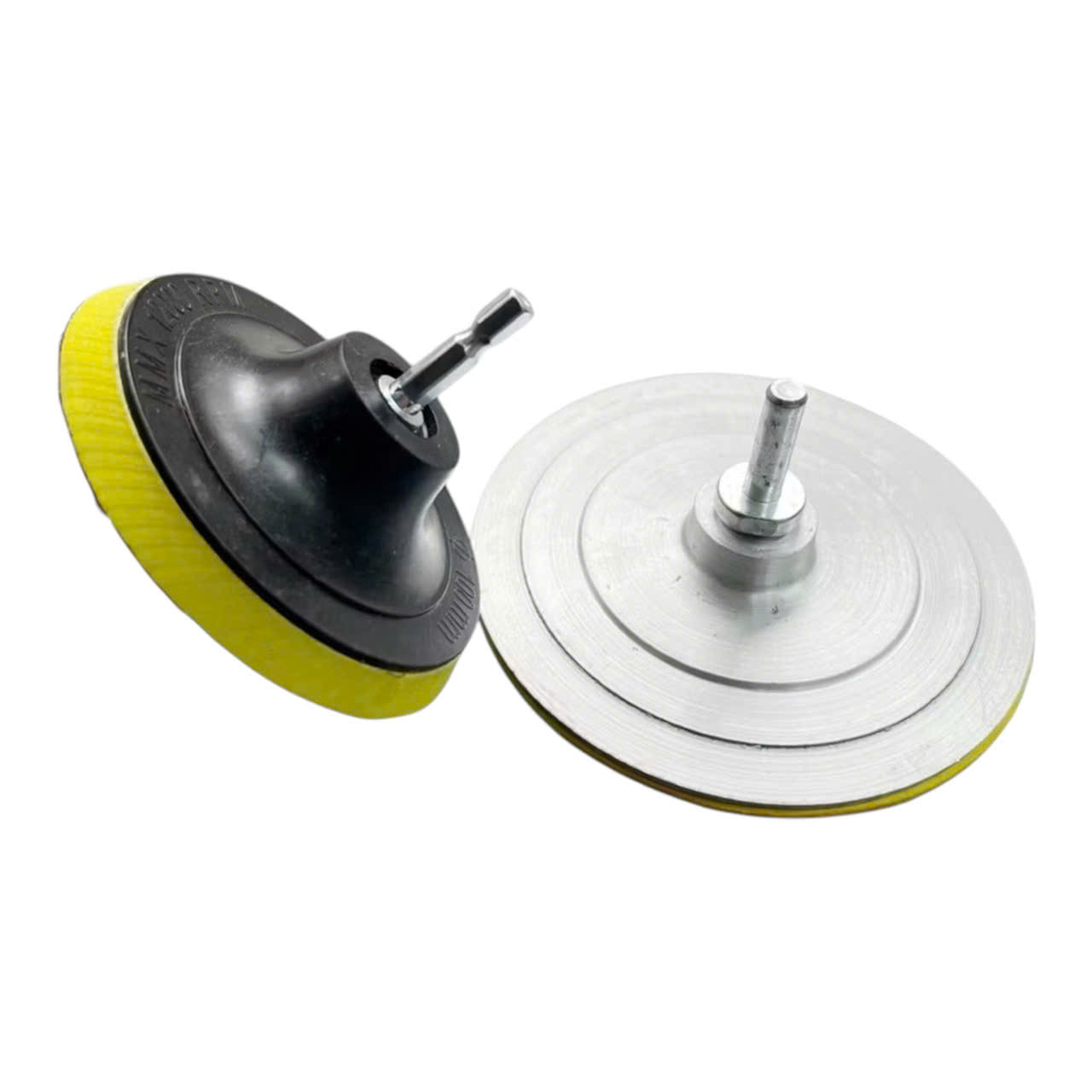 Đầu chuyển máy khoan thành máy cắt mài ti gắn đĩa chà nhám chuôi tròn 8mm, lục giác 6.3mm M10 - M14