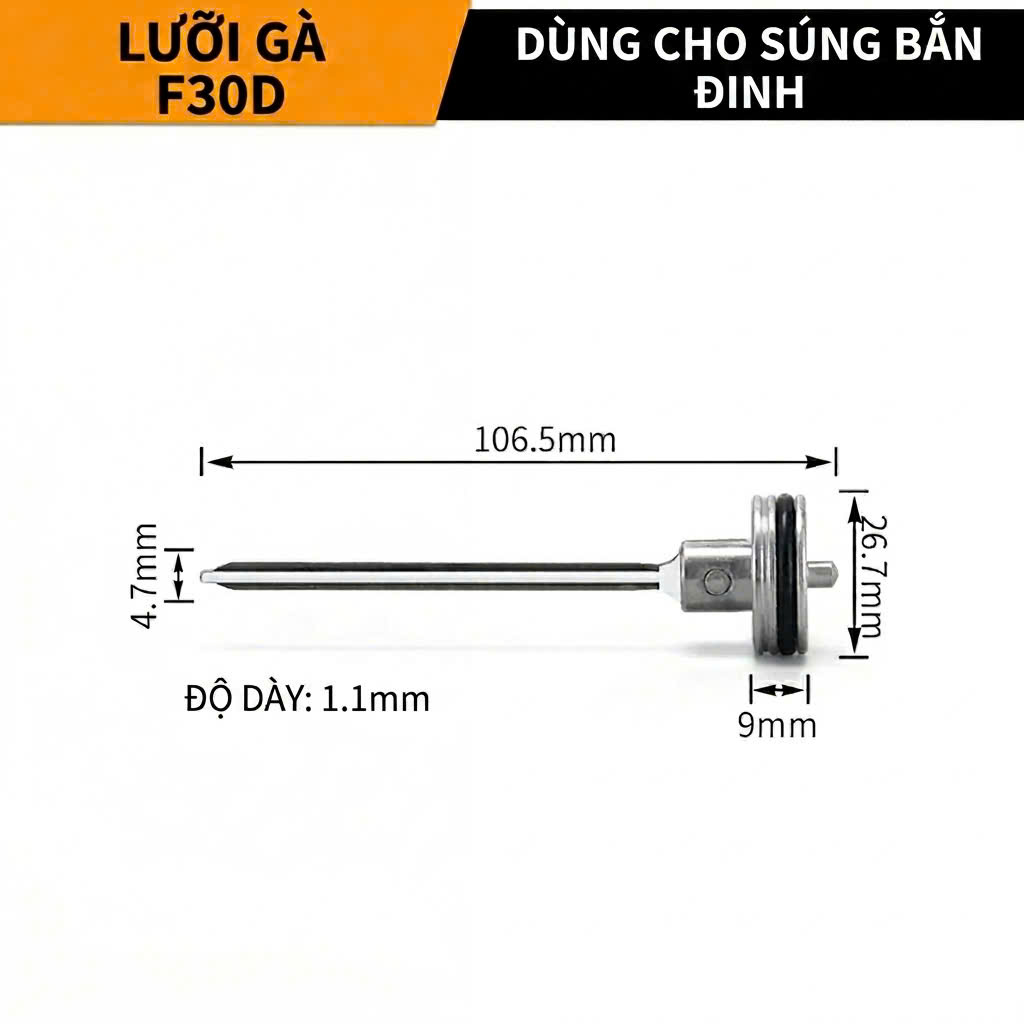 Lưỡi gà cho súng bắn đinh hơi F30, 1013J, F50, ST64, ty máy bắn đinh - Phụ kiện dùng cho máy bắn đinh khí nén