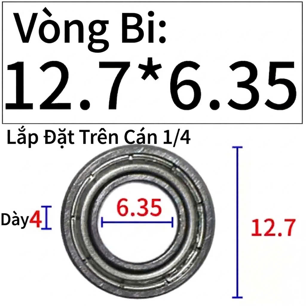 Bi soi Bi lắp mũi phay gỗ bạc đạn mũi soi KBC chính hãng 5 viên