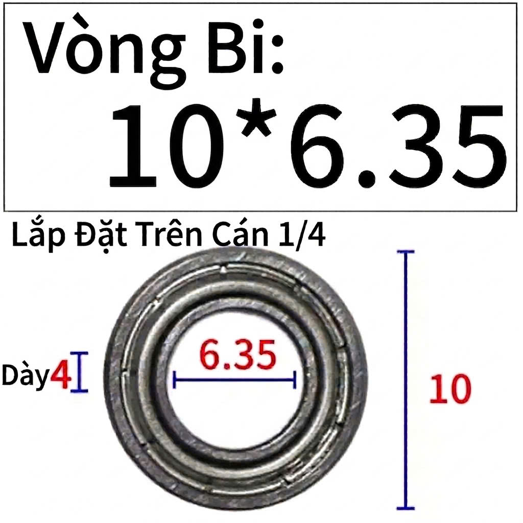 Bi soi Bi lắp mũi phay gỗ bạc đạn mũi soi KBC chính hãng 5 viên