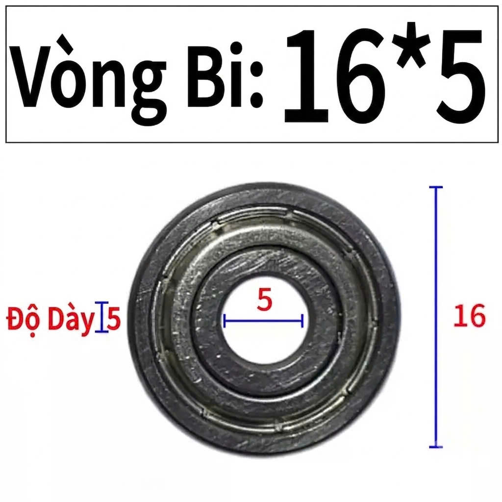 Bi soi Bi lắp mũi phay gỗ bạc đạn mũi soi KBC chính hãng 5 viên