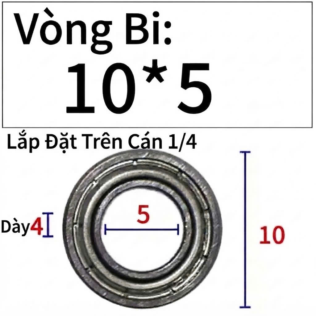 Bi soi Bi lắp mũi phay gỗ bạc đạn mũi soi KBC chính hãng 5 viên