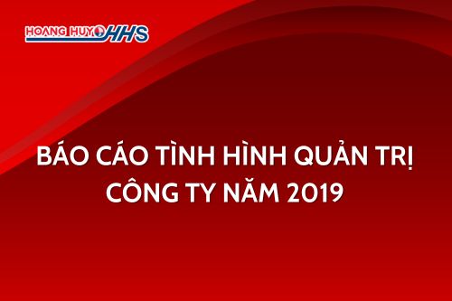 Báo cáo tình hình quản trị Công ty năm 2019