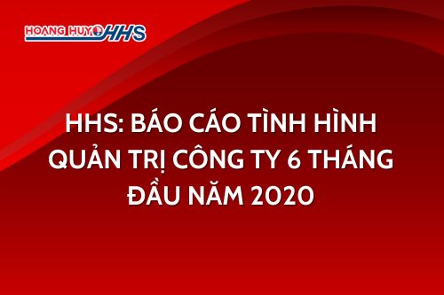 HHS: Báo cáo tình hình quản trị Công ty 6 tháng đầu năm 2020