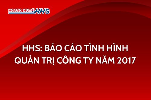 HHS: Báo cáo tình hình quản trị Công ty năm  2017