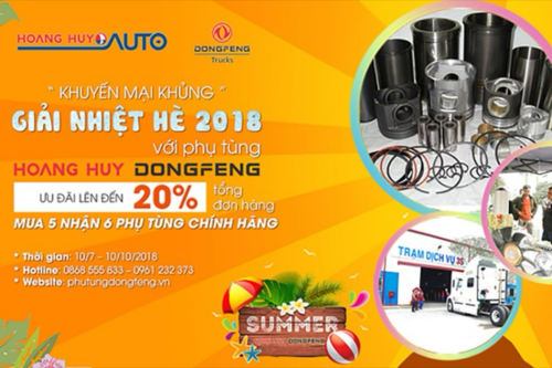 Những điểm cần lưu ý khi mua phụ tùng chính hãng Hoàng Huy Dongfeng