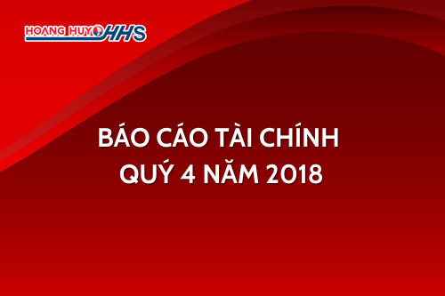 HHS: Báo cáo tài chính Quý 4 Năm 2018
