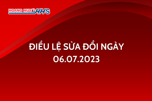 HHS: Điều lệ sửa đổi ngày 06.07.2023