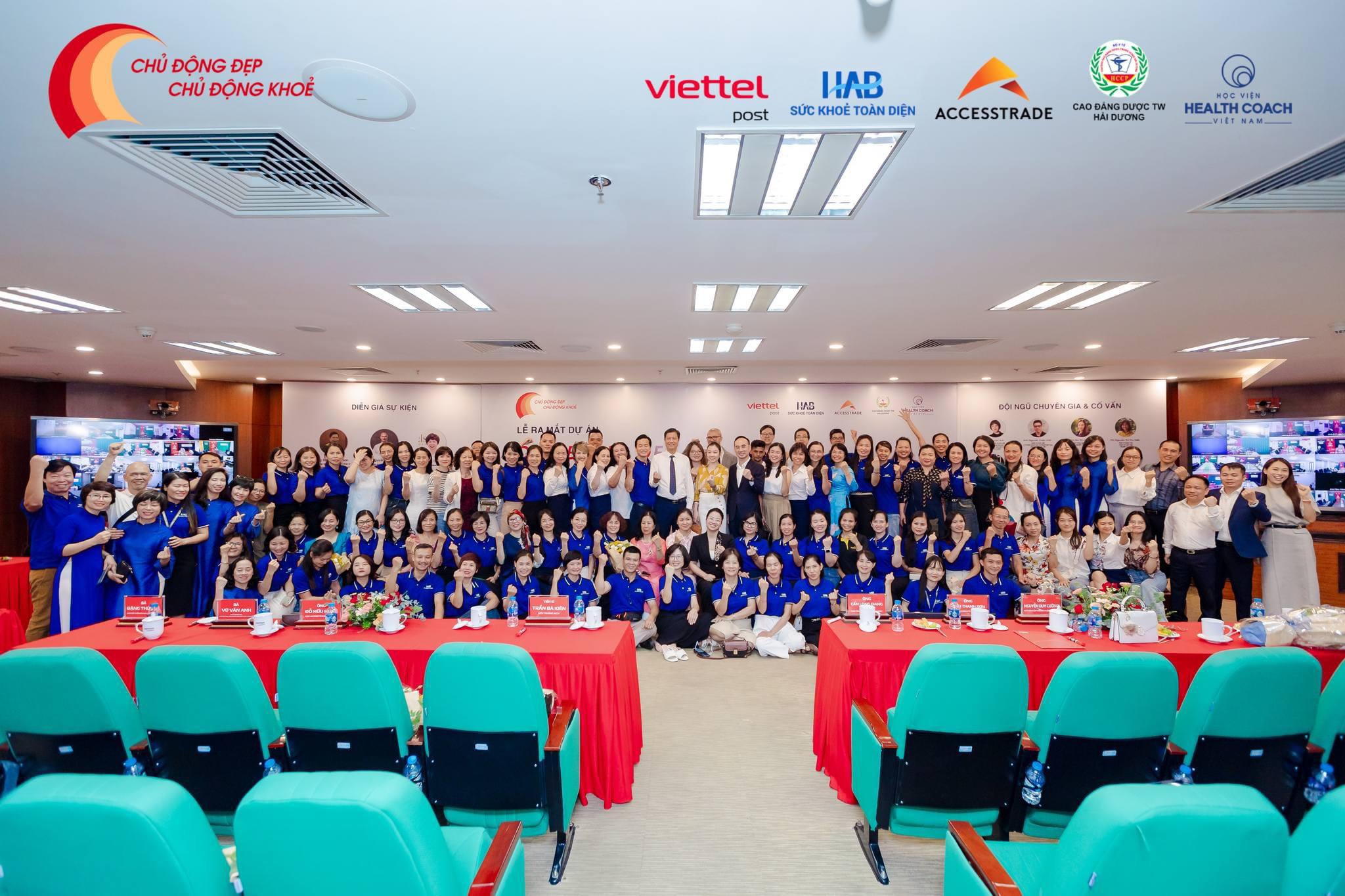 LỄ RA MẮT DỰ ÁN “CHỦ ĐỘNG ĐẸP – CHỦ ĐỘNG KHỎE” GIỮA VIETTEL POST VÀ HAB