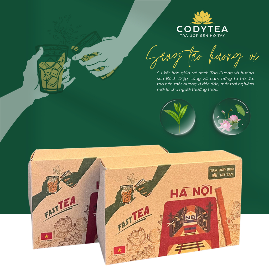 Trà Viên Ướp Sen Fast Tea