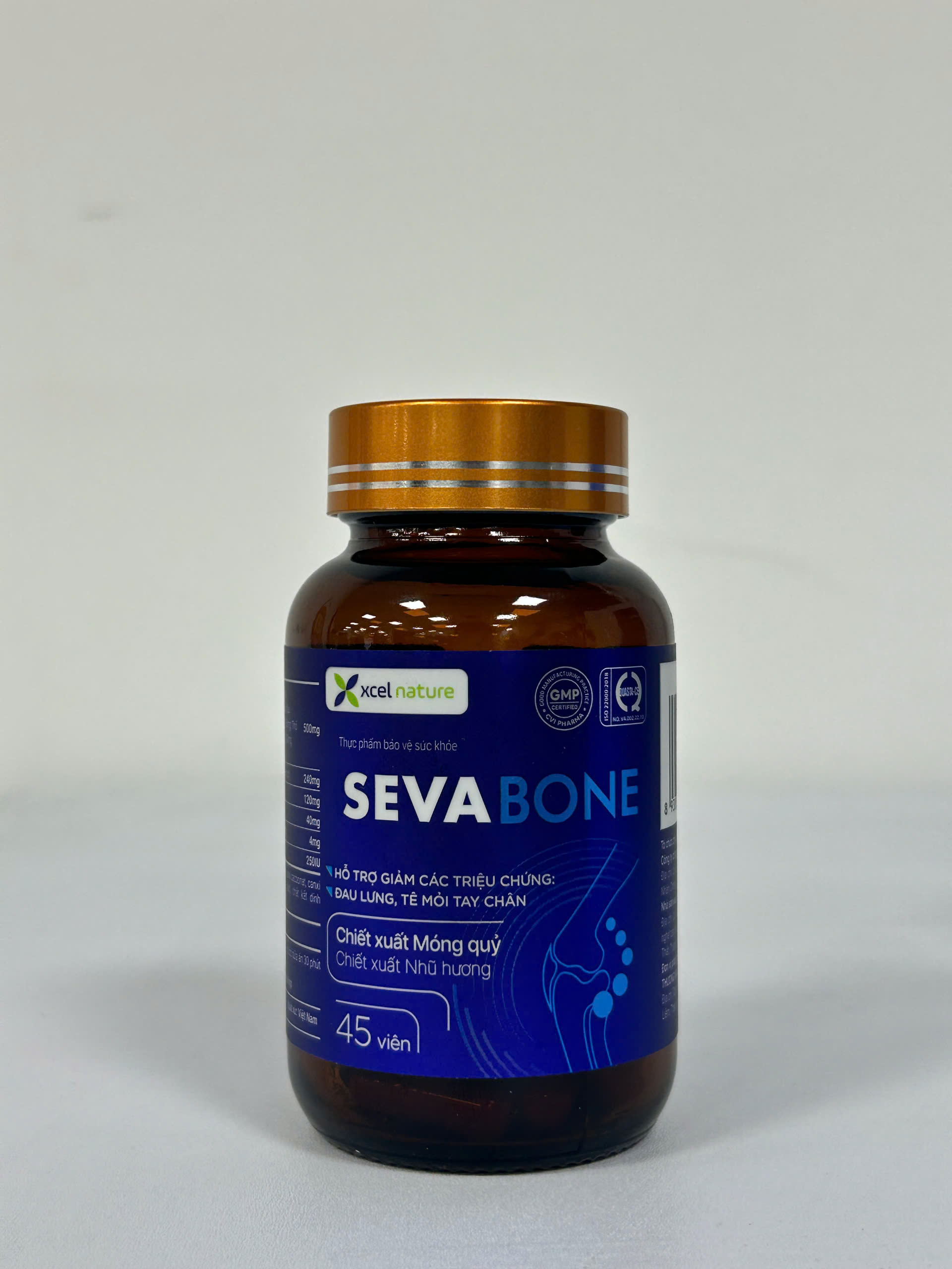 Thực phẩmbảo vệ sức khỏe SEVABONE(Hộp 1 lọ x45 viên)