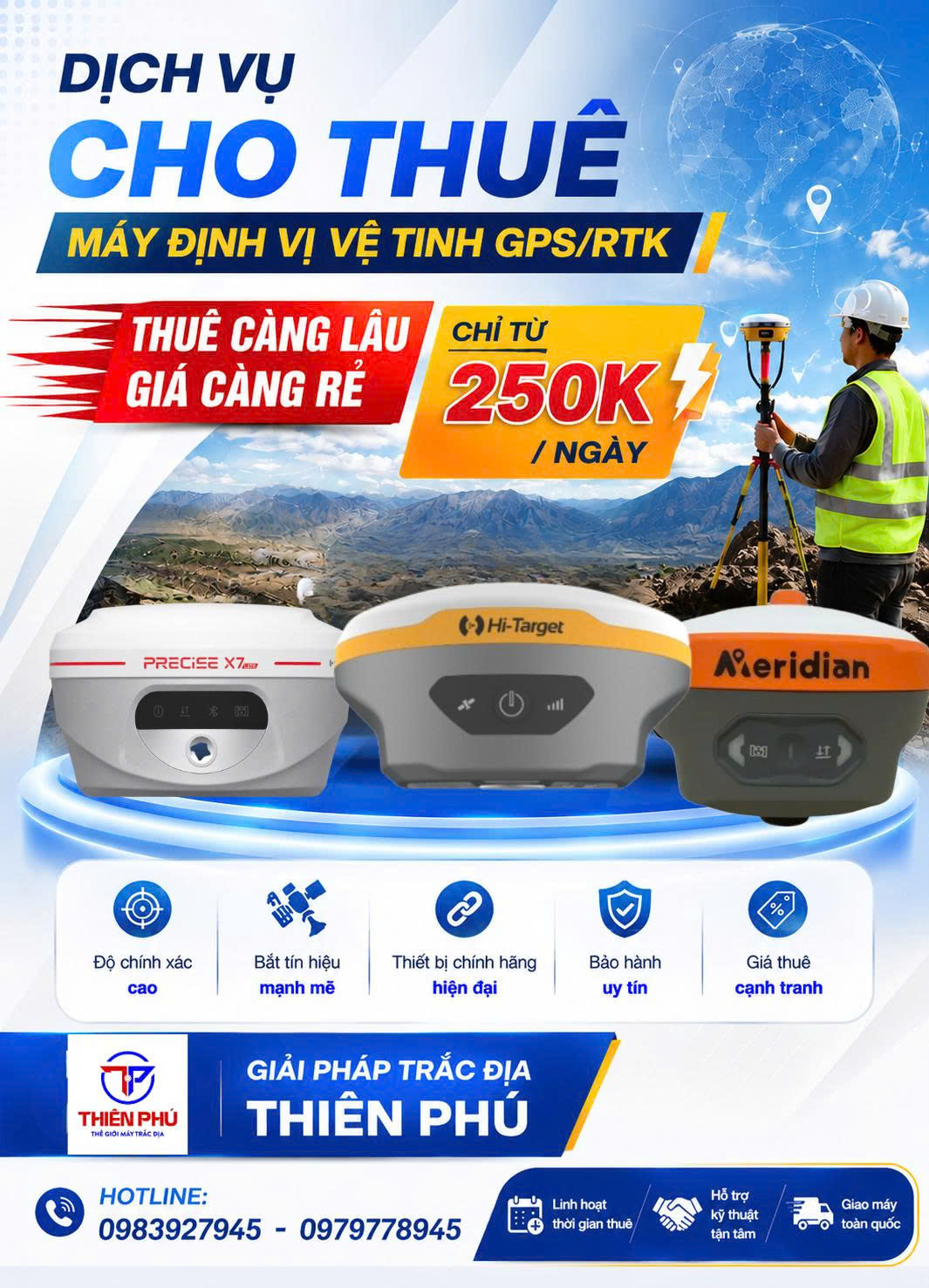 Thuê Máy Trắc Địa