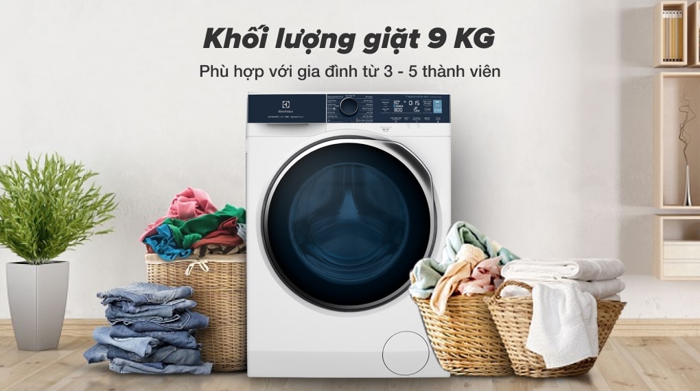 Máy Giặt Electrolux 9Kg EWF9042Q7WB - thiết kế sang trọng