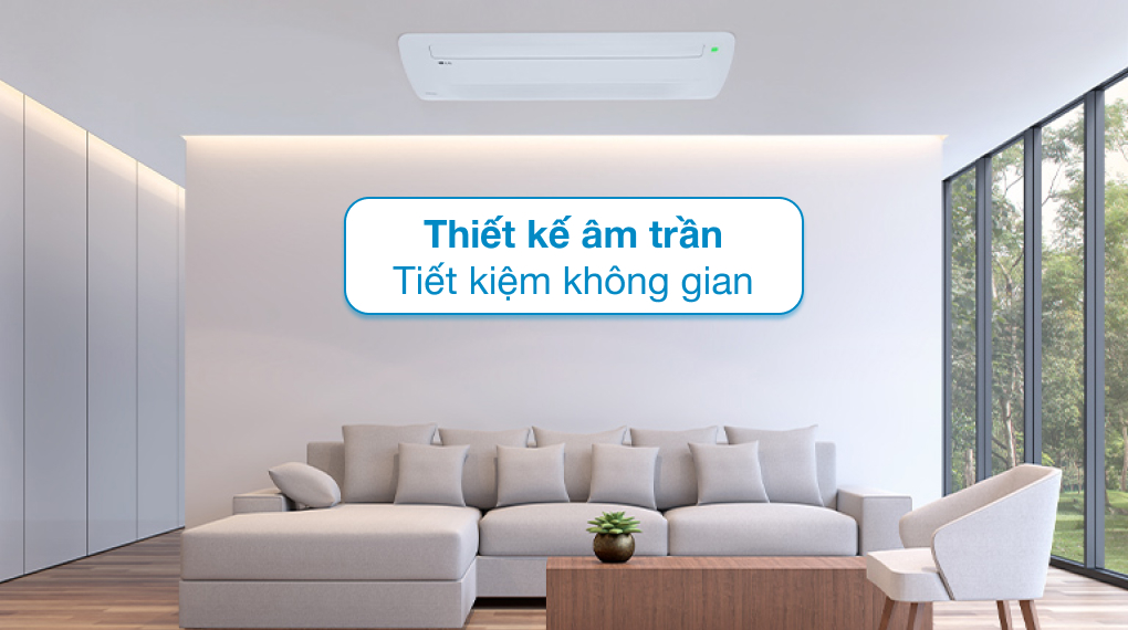 Điều hòa âm trần LG 1 hướng thổi 12000BTU ZTNQ12GULA0 - thiết kế