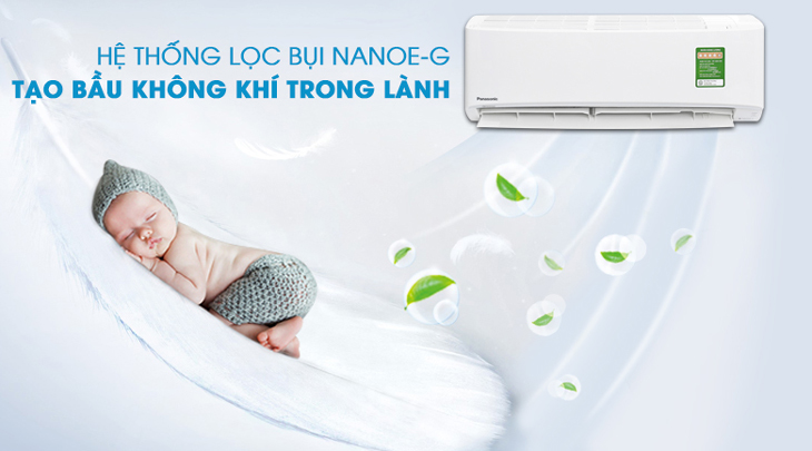 Điều hòa Panasonic 24000 BTU 1 chiều inverter XPU24XKH-8 - Khử mùi bằng công nghệ nanoe