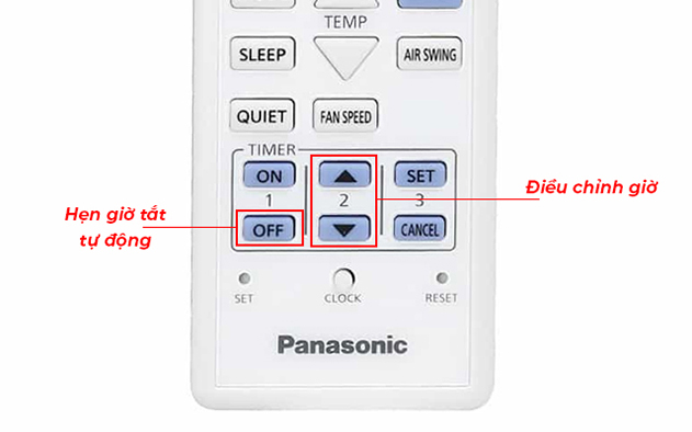 Hướng dẫn sử dụng điều khiển điều hòa Panasonic