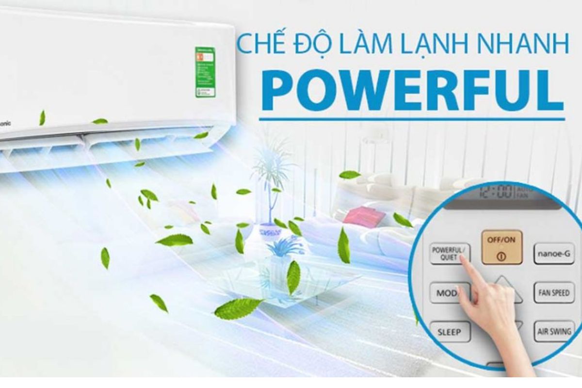 công nghệ làm lạnh nhanh của điều hòa panasonic