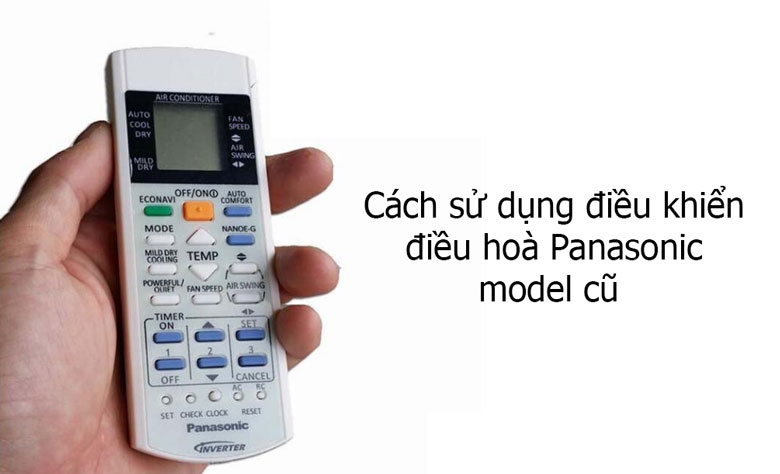 Hướng dẫn sử dụng điều khiển điều hòa Panasonic