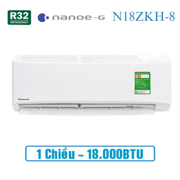 Điều hòa Panasonic 1 chiều 18.000BTU N18ZKH-8 - thiết kế sang trọng