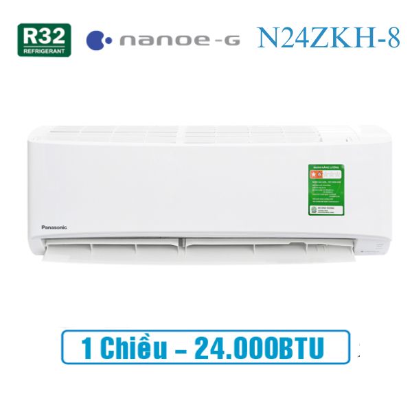 Điều hòa Panasonic 1 chiều 24.000BTU N24ZKH-8 chính hãng model 2023